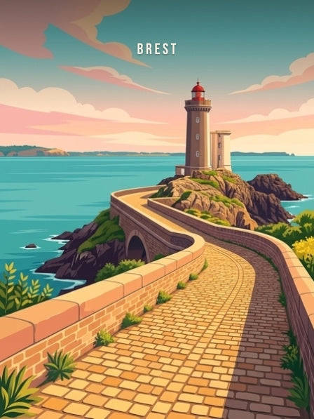Le phare du Petit Minou — Pôdevache, visuel seul