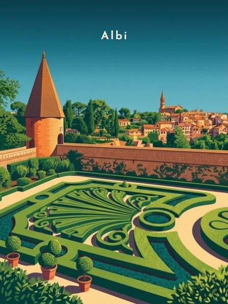 Jardins du Palais de la Berbie — Pôdevache, visuel seul