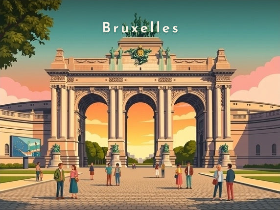 Arcades du Cinquantenaire — Pôdevache, visuel seul
