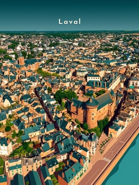 Vue aérienne sur le Vieux-Château — Pôdevache, visuel seul