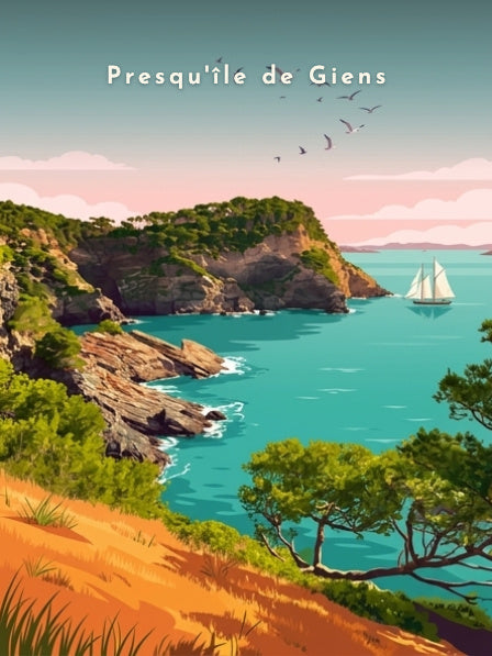 Presqu'île de Giens — Pôdevache, visuel seul