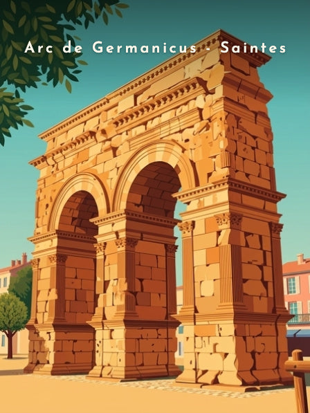 Arc de Germanicus - Saintes — Pôdevache, visuel seul