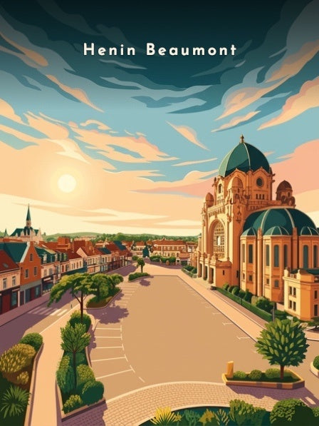 L'église Saint-Martin et sa place — Pôdevache, visuel seul