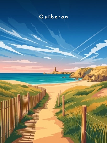 Le sentier des dunes — Pôdevache, visuel seul