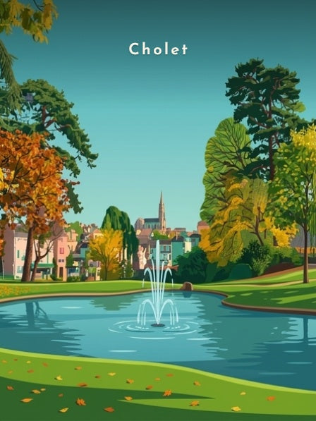 Le bassin du parc — Pôdevache, visuel seul