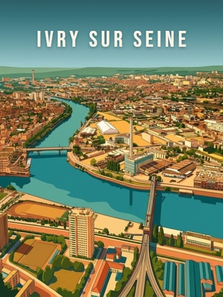 Panorama sur la Seine — Pôdevache, visuel seul