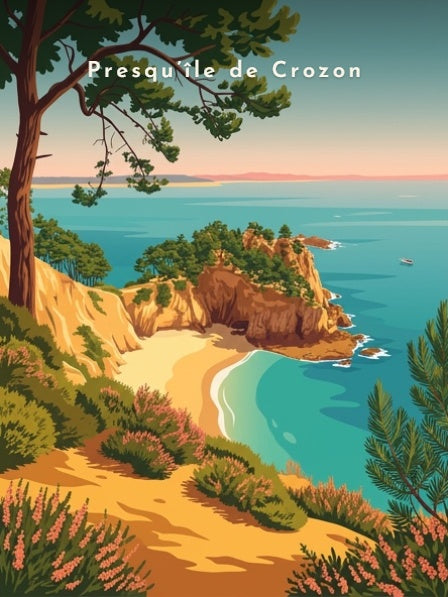 Presqu’île de Crozon — Pôdevache, visuel seul