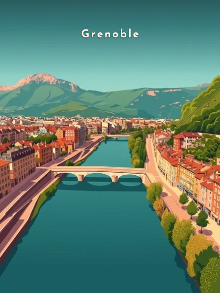 Les quais de l'Isère — Pôdevache, visuel seul