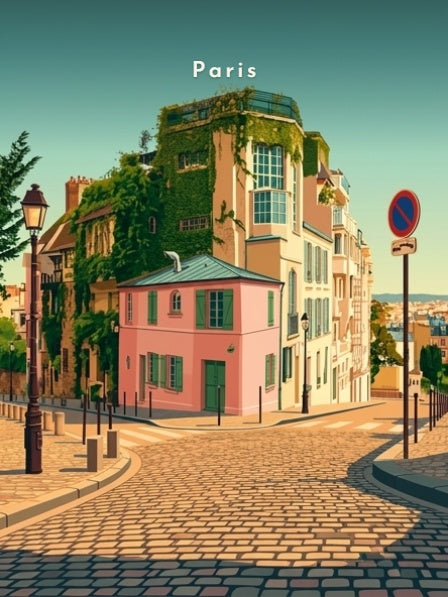 La Maison Rose à Montmartre — Pôdevache, visuel seul