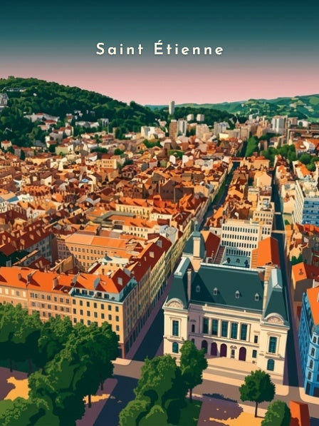 L'Hôtel de Ville en vue oblique — Pôdevache, visuel seul