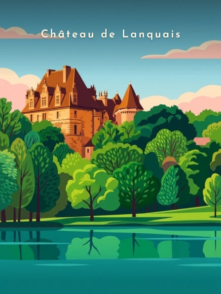 Château de Lanquais — Pôdevache, visuel seul