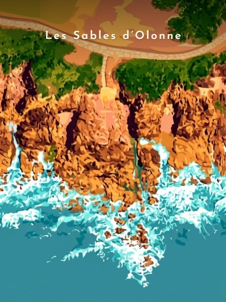 Côte Sauvage vue du ciel — Pôdevache, visuel seul