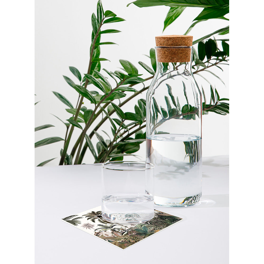 Set of 6 Sambava vinyl coasters