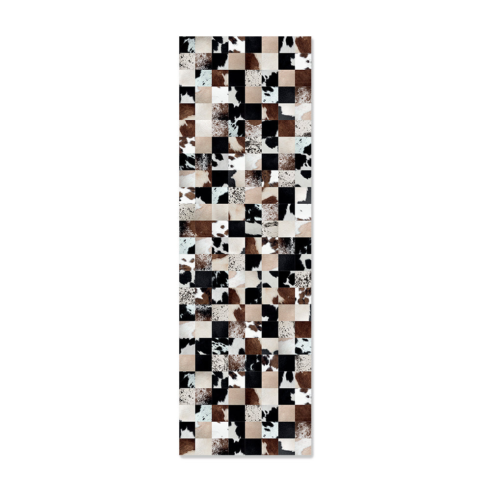 Cowhide Mix vinyl rug