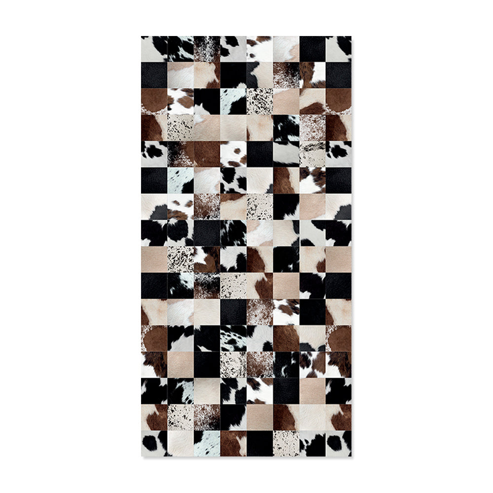 Cowhide Mix vinyl rug