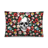 Coussin en velours rectangulaire — modèle Flower Tattoo