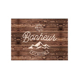Set de table en vinyle rectangulaire — modèle Happiness