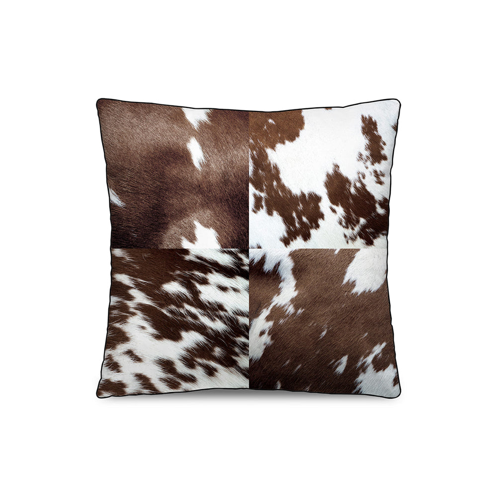 Cowhide Velvet Cushion