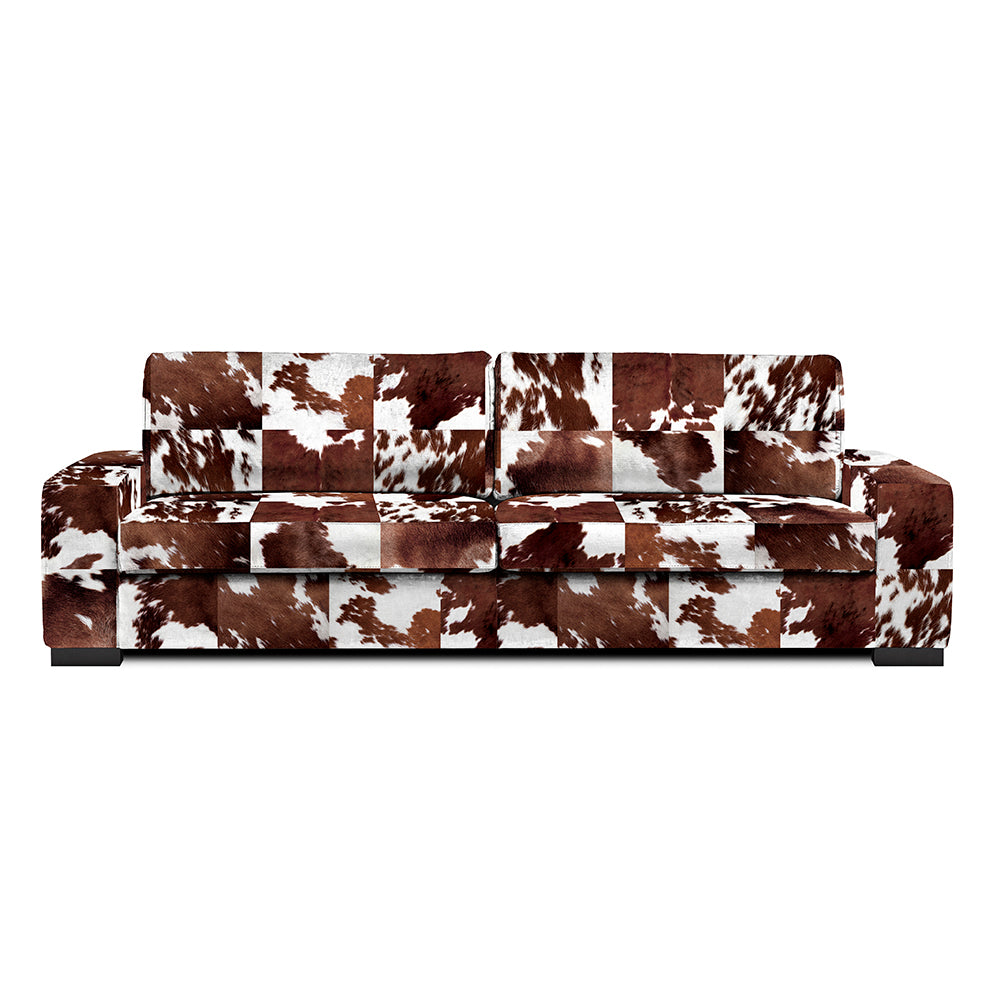 Cowhide 3 to 4 seater sofa