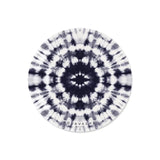 Dessous de verre en vinyle rond — modèle Kos, inspiration bord de mer