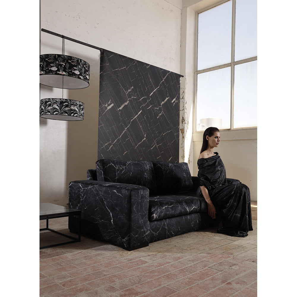 3-4 seater sofa Nero