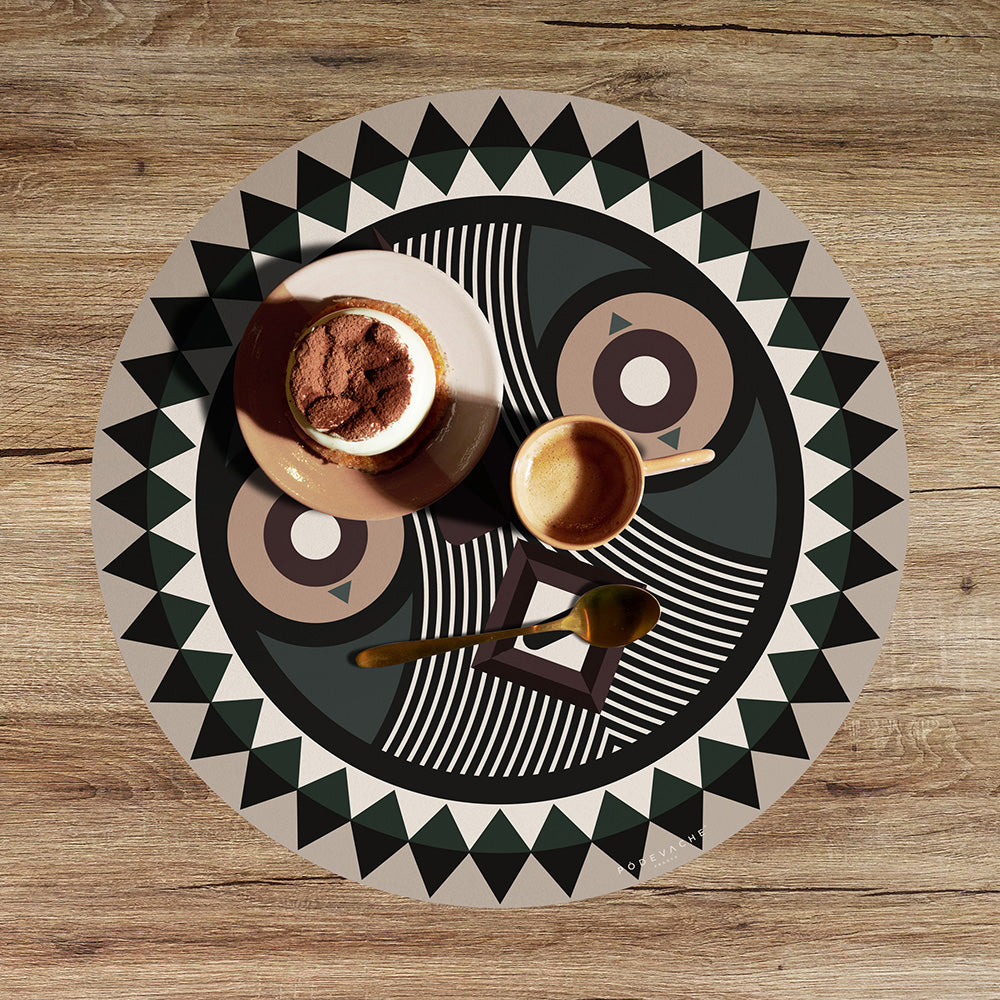 Douala vinyl placemat