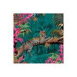Dessous de verre en vinyle carré — modèle Guama, motif jungle