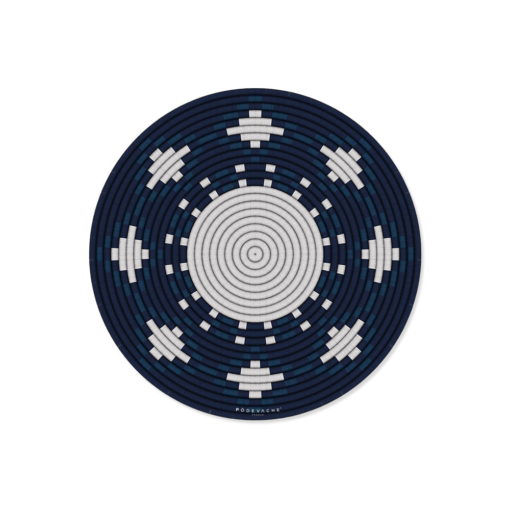 Set of 6 Kea Los vinyl coasters