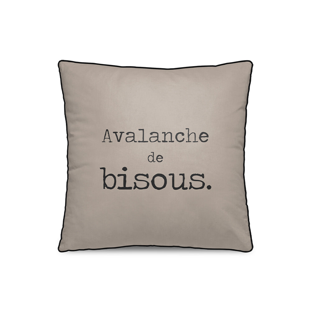 Coussin velours Avalanche