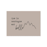 Set de table en vinyle rectangulaire — modèle Montagne