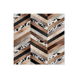 Dessous de verre en vinyle carré — modèle Patchwork