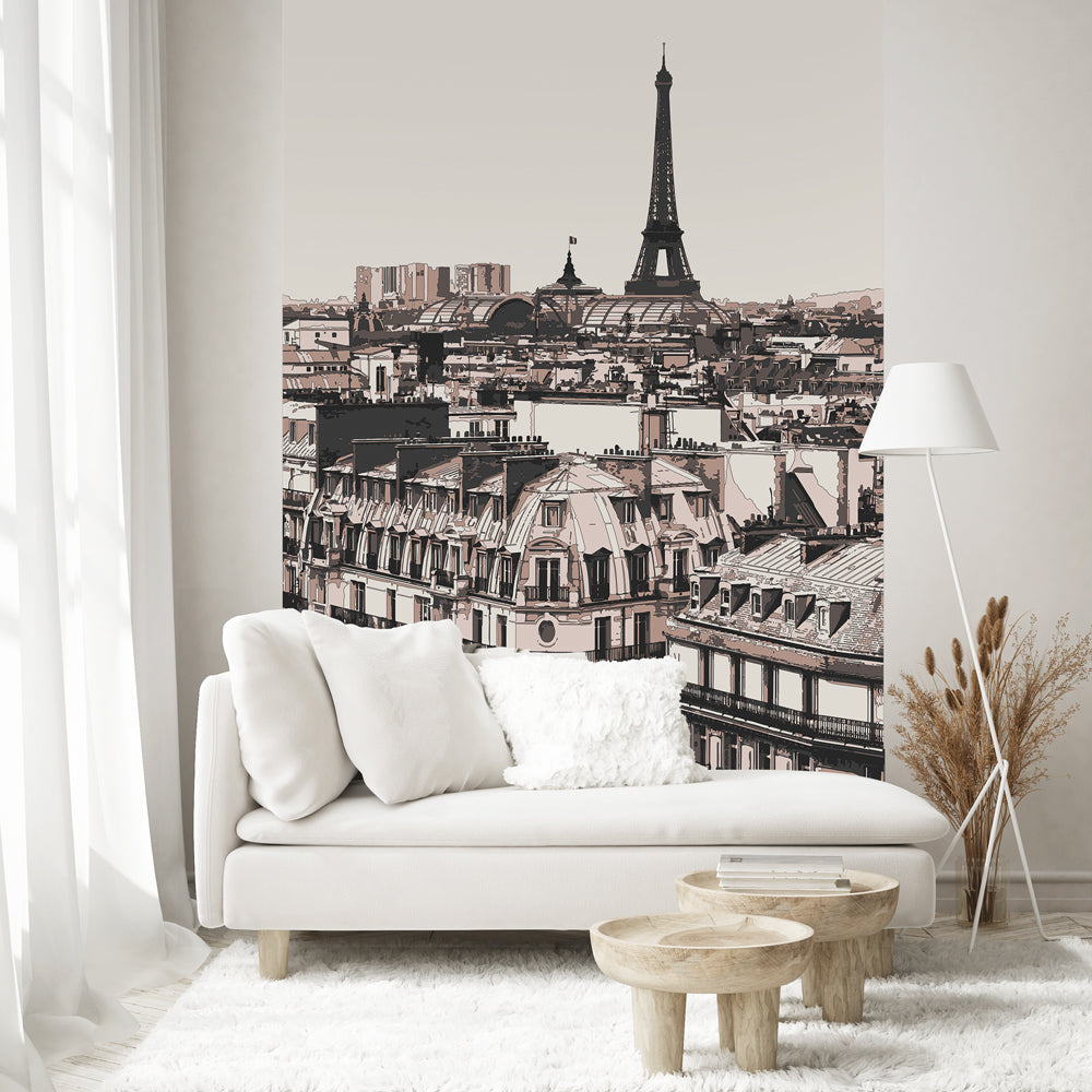 Adhesive vinyl poster Paris