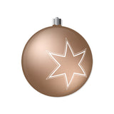 Set de table en vinyle rond — modèle Star, décor de Noël