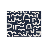 Set de table en vinyle rectangulaire — modèle Milies, inspiration bord de mer