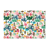 Tapis vinyle en vinyle rectangulaire — modèle Goia, motif jungle