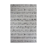Tapis extérieur en polyester rectangulaire — modèle Dabalia Grey
