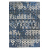 Tapis extérieur en polyester rectangulaire — modèle Mayori Blue