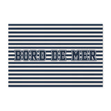 Tapis vinyle en vinyle rectangulaire — modèle Zeta, inspiration bord de mer