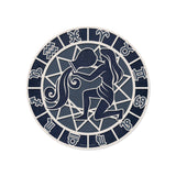 Set de table en vinyle rond — modèle Verseau