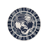 Set de table en vinyle rond — modèle Gémeaux