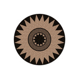 Dessous de verre en vinyle rond — modèle Illo