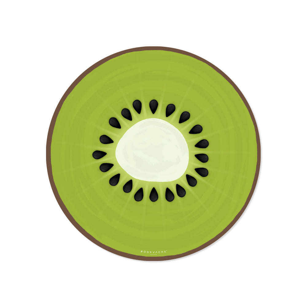 Kiwi vinyl placemat