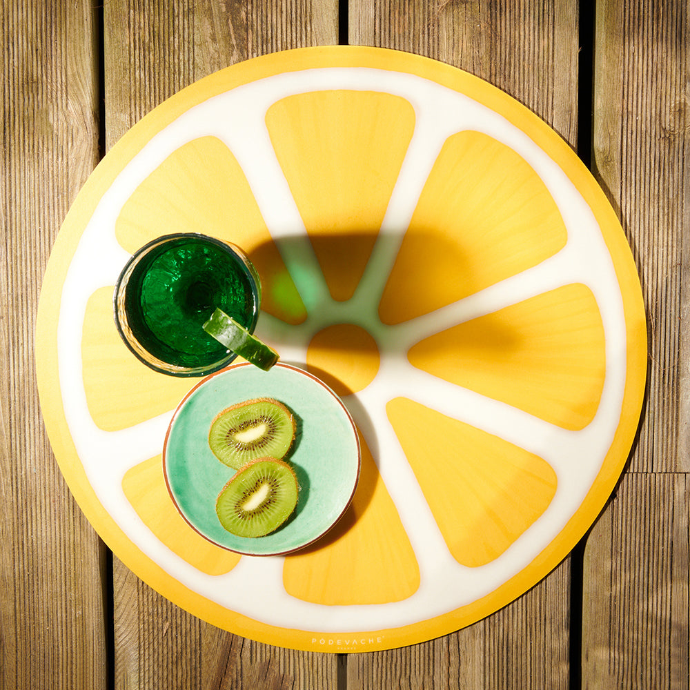 Limone vinyl placemat