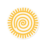 Set de table en vinyle rond — modèle Sun, motif jungle