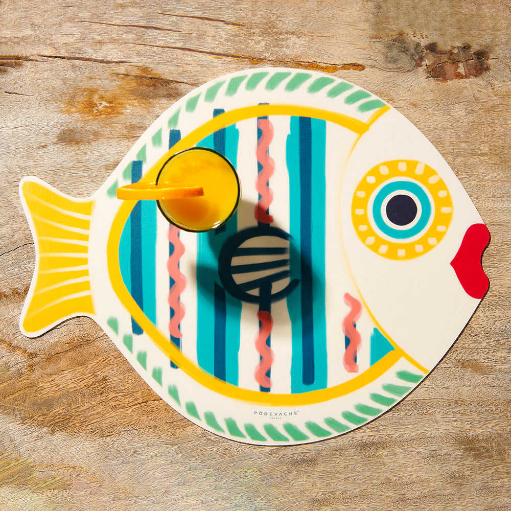 Peixe vinyl placemat