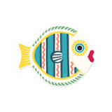 Set de table en vinyle — modèle Peixe, motif jungle