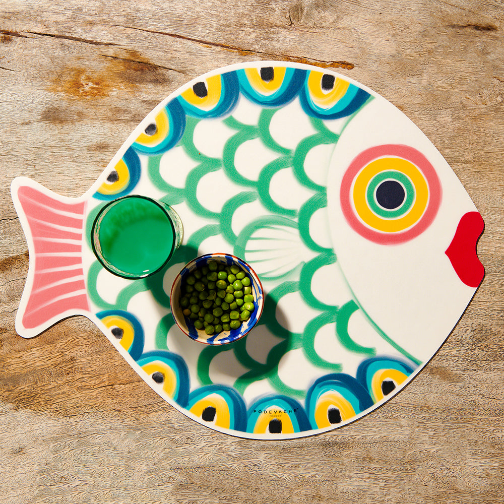 Pescado vinyl placemat