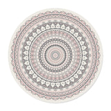 Pink Mandala vinyl rug - Kids