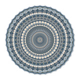 Tapis vinyle en vinyle rond — modèle Mandala - Enfants