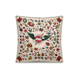 Coussin velours Tattoo Beige